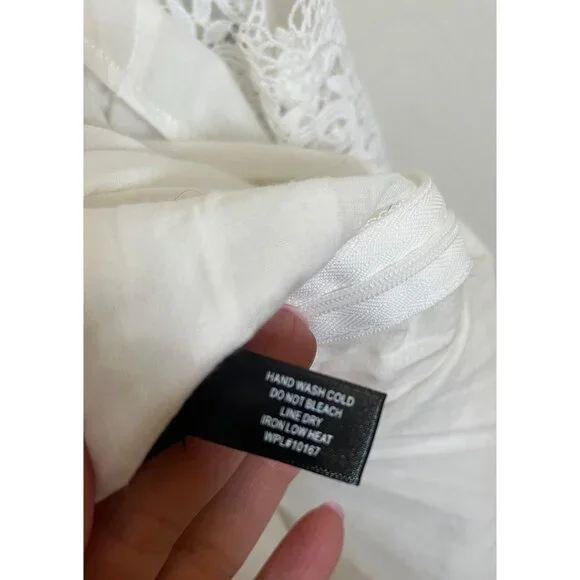 NWT AQUA Sundress Cotton Lined Flowy Dress XL Bloomindales - Picture 12 of 12